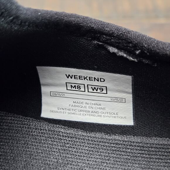 NEW Vessi Weekend Sneaker Womens Size 9 Waterproof Shoes Asphalt Black Mens 8 - Picture 10 of 12